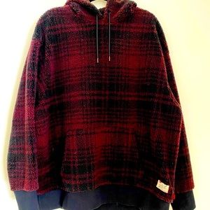 Men’s Levi’s Sherpa Plaid Hoodie